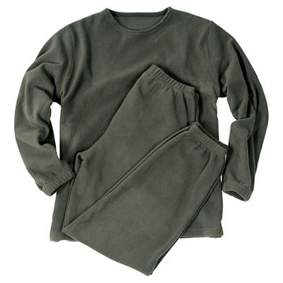 Intimo THERMOFLEECE senza colletto VERDE