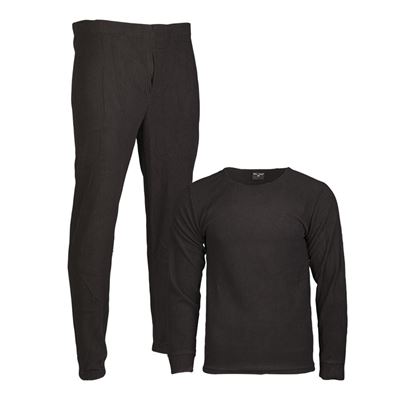 Intimo THERMOFLEECE senza colletto NERO