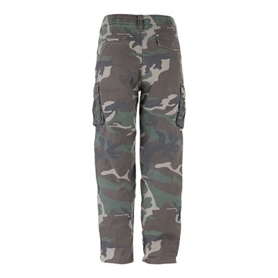 Pantaloni da bambino CARGO stonewashed WOODLAND 101INC 112221W 5