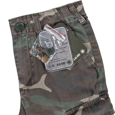 Pantaloni da bambino CARGO stonewashed WOODLAND 101INC 112221W 2