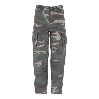 Pantaloni da bambino CARGO stonewashed WOODLAND
