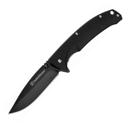 Coltello pieghevole VELOCITE lama liscia NERO