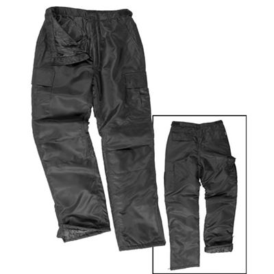 Pantaloni US MA1® THERMO imbottiti NERI