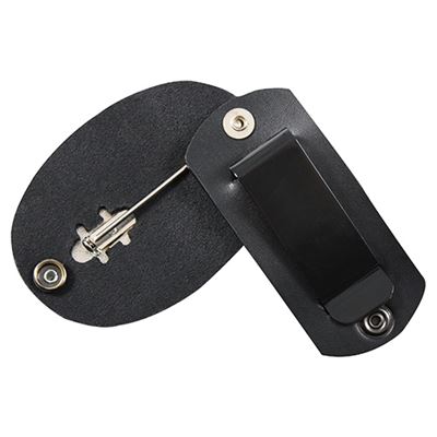 Custodia per distintivo IN PELLE con clip ROTHCO 1133 2