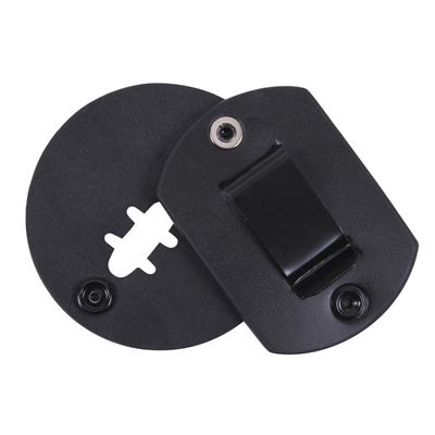 Porta badge in pelle con clip