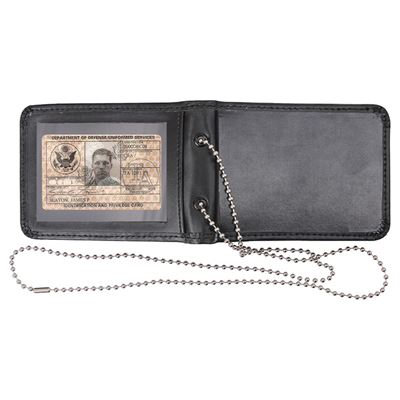 Portadocumenti in pelle da collo NERO ROTHCO 1138 3