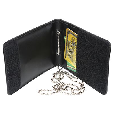 Custodia per distintivo, tessera identificativa e carte in pelle NERO ROTHCO 1139 2