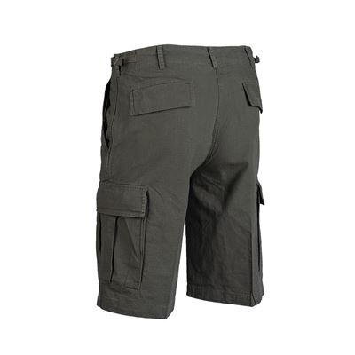 Pantaloncini US tipo BDU rip-stop prelavati VERDI MIL-TEC® 11402001 2