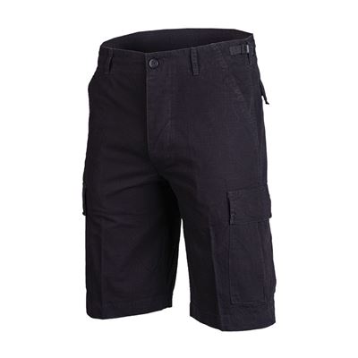 Pantaloncini US tipo BDU rip-stop prelavati NERI