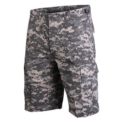 Pantaloncini US tipo BDU rip-stop prelavati ACU DIGITAL