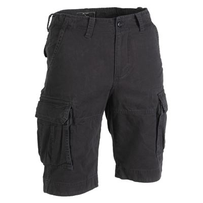 Pantaloncini VINTAGE in cotone prelavato NERO