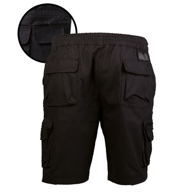 Pantaloncini URBAN EXPLORER in cotone rip-stop NERI MIL-TEC® 11404602 2