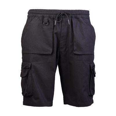 Pantaloncini URBAN EXPLORER in cotone rip-stop NERI