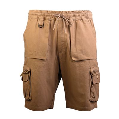 Pantaloncini URBAN EXPLORER in cotone rip-stop COYOTE