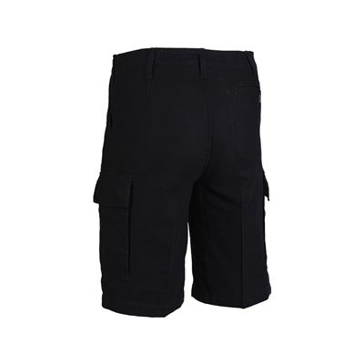 Pantaloncini BW tipo moleskin prelavati NERI MIL-TEC® 11405002 2