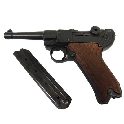 Pistola Parabellum Luger P08 in legno - replica decorativa DENIX D-M-1143 2