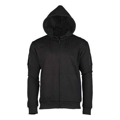 Felpa TACTICAL con zip NERA