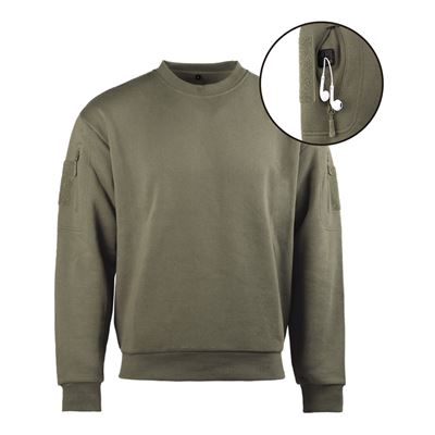 Felpa tattica ROUND NECK RANGER GREEN