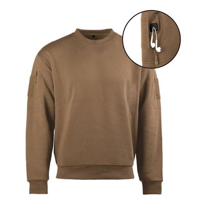 Felpa tattica ROUND NECK COYOTE