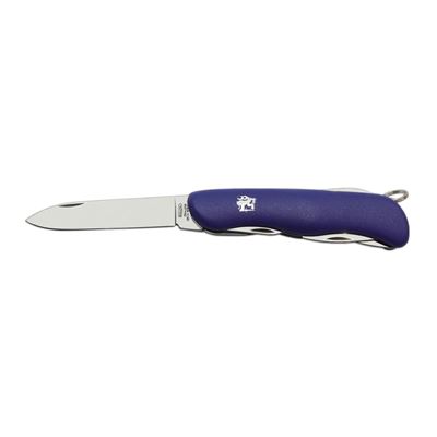 Coltello 4/CK pieghevole con sicura INOX manico in PLASTICA BLU MIKOV 115-NH-4-CK 4