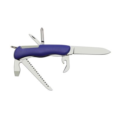 Coltello 6/BK pieghevole con sicura INOX impugnatura PLASTICA BLU MIKOV 115-NH-6-BK 5