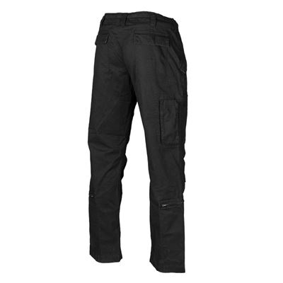 Pantaloni PILOT in cotone prelavato STRAIGHT CUT NERI MIL-TEC® 11501902 2