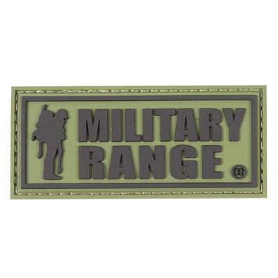 Patch MILITARY RANGE grande scritta NERA