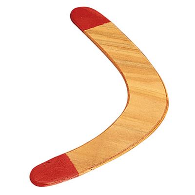 Boomerang di legno