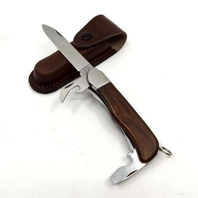 Coltello 3AK/KP pieghevole HIKER con sicura INOX manico in LEGNO MIKOV 116-ND-3AK-KP 4