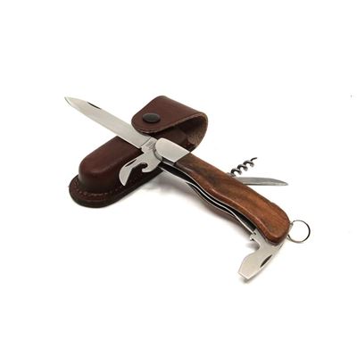 Coltello 5AK/KP pieghevole HIKER con sicura INOX manico in LEGNO MIKOV 116-ND-5AK-KP 4
