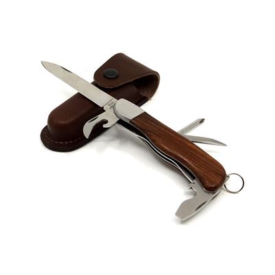 Coltello 5BK/KP pieghevole HIKER con sicura INOX manico in LEGNO MIKOV 116-ND-5BK-KP 4