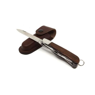 Coltello 6AK/KP pieghevole HIKER con sicura INOX manico in LEGNO MIKOV 116-ND-6AK-KP 3