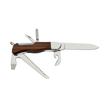 Coltello 6BK/KP pieghevole HIKER con sicura INOX manico in LEGNO MIKOV 116-ND-6BK-KP 8