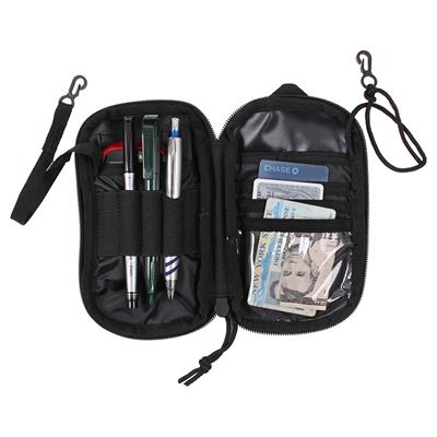 Portafoglio con tasca per telefono MOLLE NERO