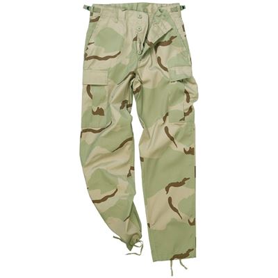 Pantaloni US BDU POLY da campo 3-COL DESERT