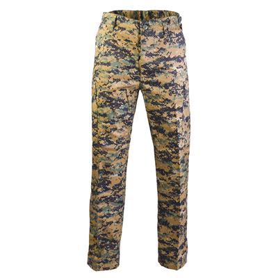 Pantaloni US BDU POLY da campo DIGITAL WOODLAND