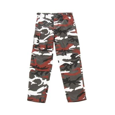 Pantaloni US BDU POLY da campo REDCAMO