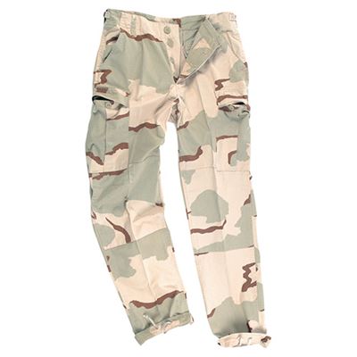 Pantaloni US BDU da campo rip-stop 3-COL DESERT
