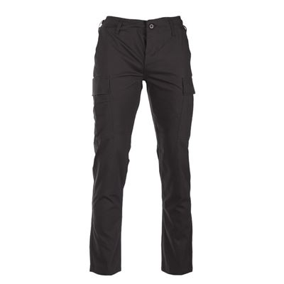 Pantaloni US BDU SLIM FIT da campo rip-stop NERI
