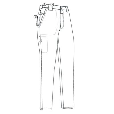 Pantaloni 24-7 da donna CLASSIC rip-stop NERI TRU-SPEC 24-7 11940 3