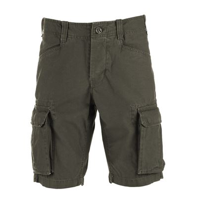 Pantaloncini CARGO STONEWASHED VERDI