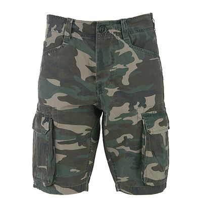 Pantaloncini CARGO STONEWASHED WOODLAND