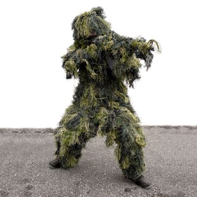 Tuta mimetica GHILLIE SUIT WOODLAND 4 pezzi