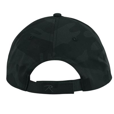 Cappellino da baseball MIDNIGHT BLACK CAMO ROTHCO 12004 3