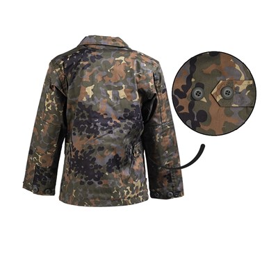Camicia da bambino tipo BDU da campo FLECKTARN MIL-TEC® 12026021 2