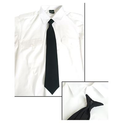 Cravatta SECURITY con bottone NERO