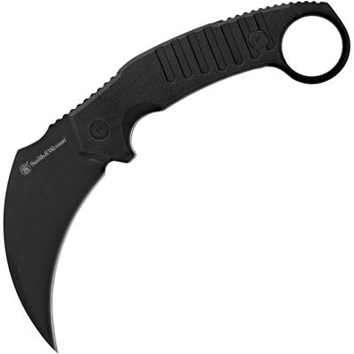 Coltello EXTREME OPS karambit lama liscia NERO