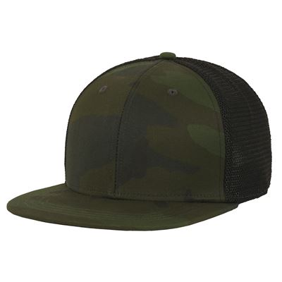 Cappellino TRUCKER a rete MIDNIGHT WOODLAND CAMO