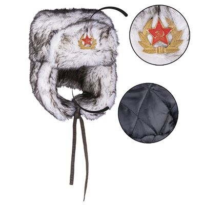 Berretto con pelliccia "SHAPKA" BIANCO MIL-TEC® 12104007 2