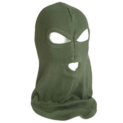 Cappuccio COTTON con 3 fori VERDE